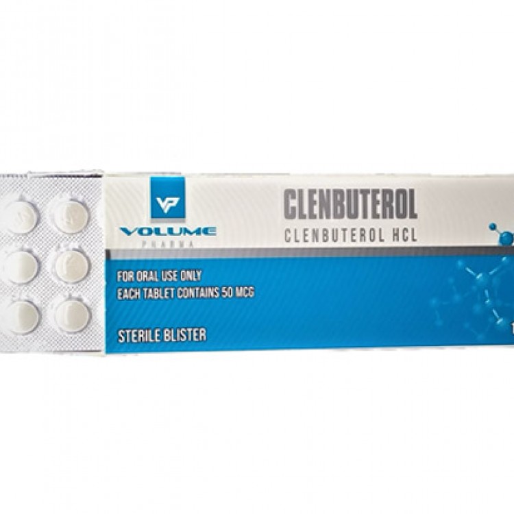 Volume Pharma Clenbuterol 50 mcg 100 Tablet